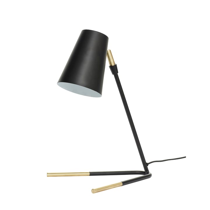 Hübsch bordslampa H46 cm - Mässing-svart - Hübsch