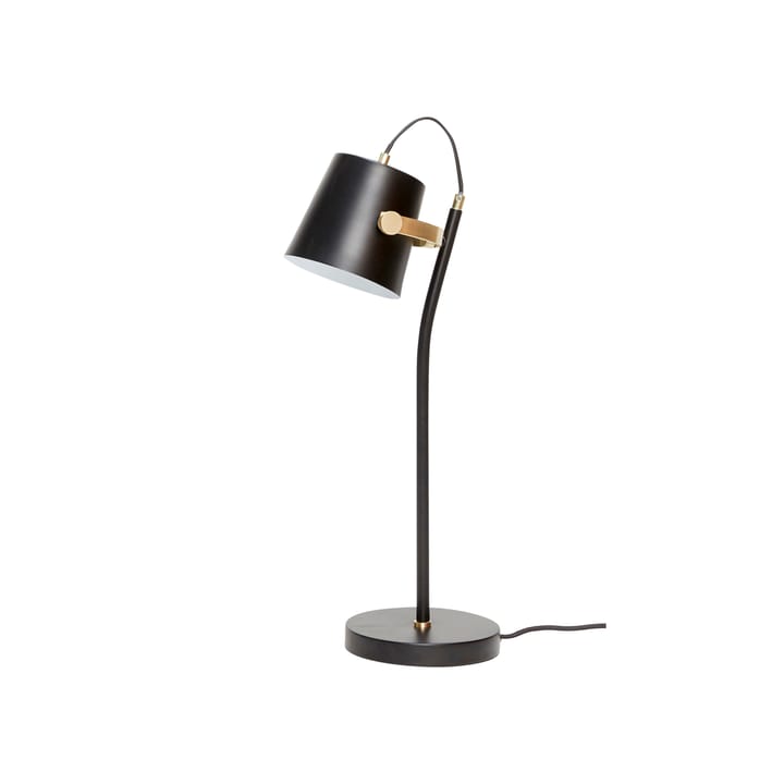 Hübsch bordslampa H58 cm, Svart-mässing Hübsch