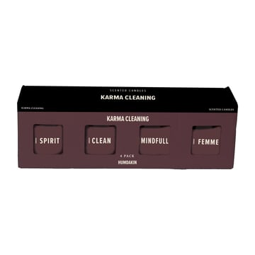 Humdakin Humdakin doftljus 4-pack Karma Cleaning – Bordeaux