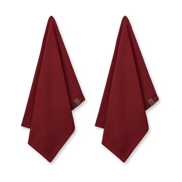 Humdakin Humdakin ekologisk kökshandduk 45×70 cm 2-pack Maroon