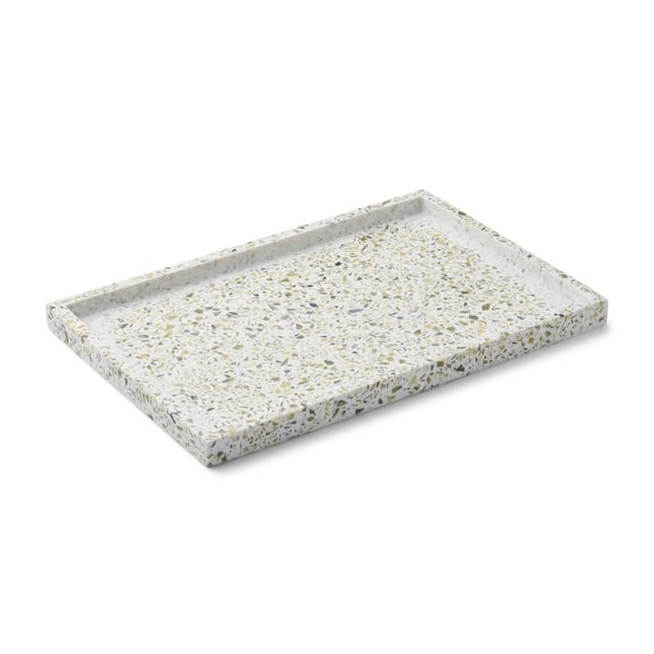 Humdakin Terrazzo bricka 30x20 cm, Green-white Humdakin