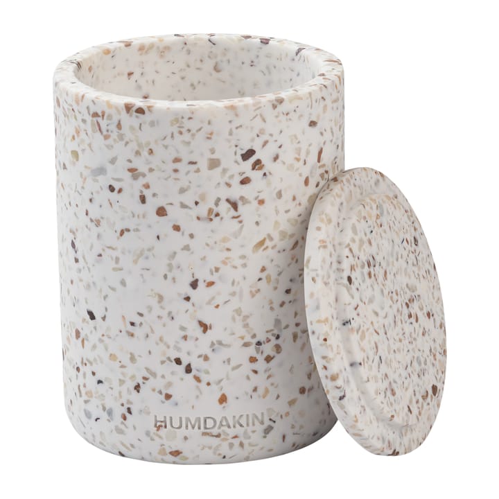 Humdakin Terrazzo vas med lock Ø10 cm, Red/Beige Humdakin