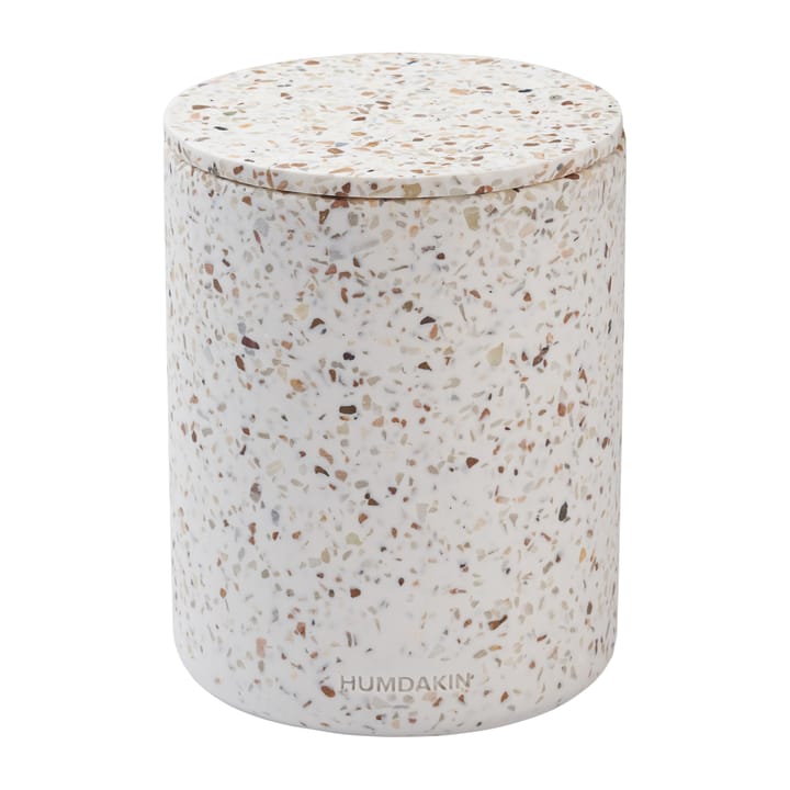 Humdakin Terrazzo vas med lock Ø13 cm - Red/Beige - Humdakin