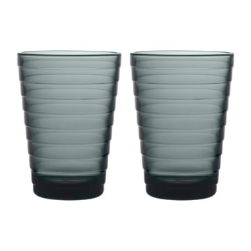 Iittala Aino Aalto dricksglas 33 cl 2-pack Mörkgrå