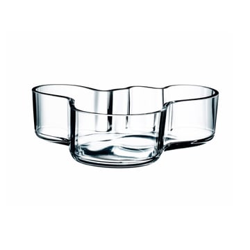 Iittala Alvar Aalto skål 50×195 mm Klar