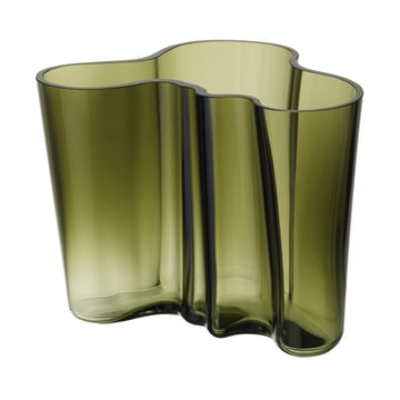 Iittala Alvar Aalto vas mossgrön 160 mm