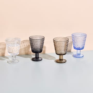 Kastehelmi dricksglas på fot 26 cl 2-pack - Aqua - Iittala