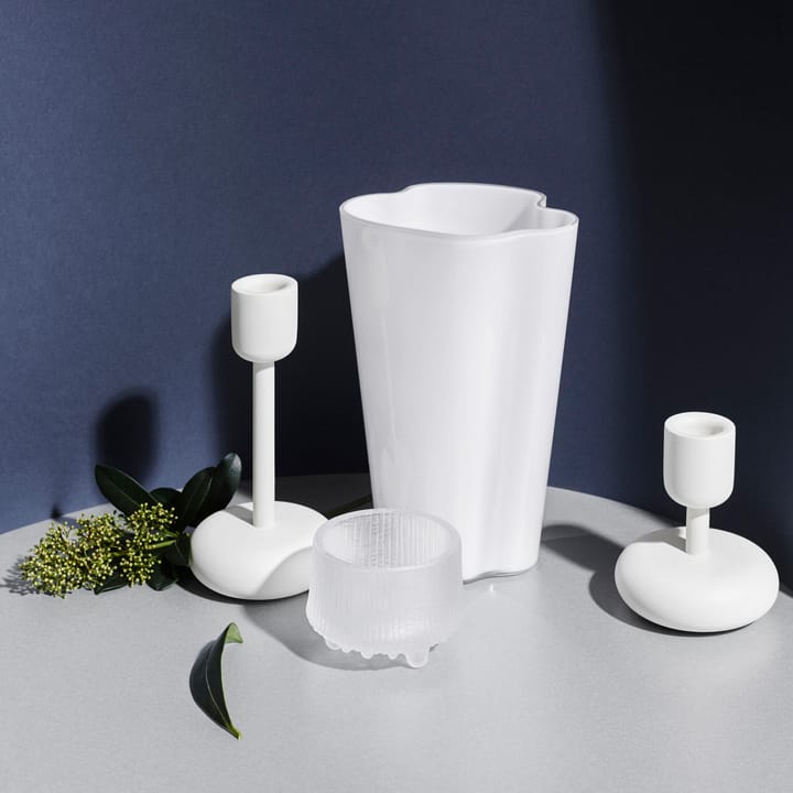 Nappula ljusstake set, Vit Iittala