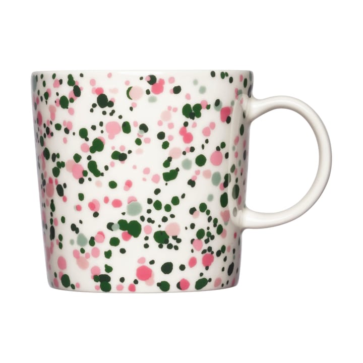 Oiva Toikka Helle mugg 30 cl, Rosa-grön Iittala