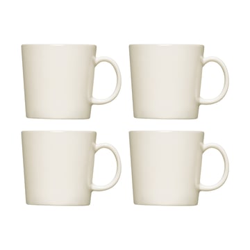 Iittala Teema mugg 30 cl 4-pack Vit