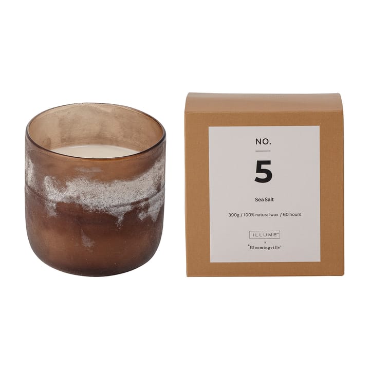 NO. 5 Sea Salt doftljus, 390 g + Giftbox Illume x Bloomingville