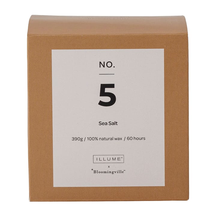 NO. 5 Sea Salt doftljus, 390 g + Giftbox Illume x Bloomingville