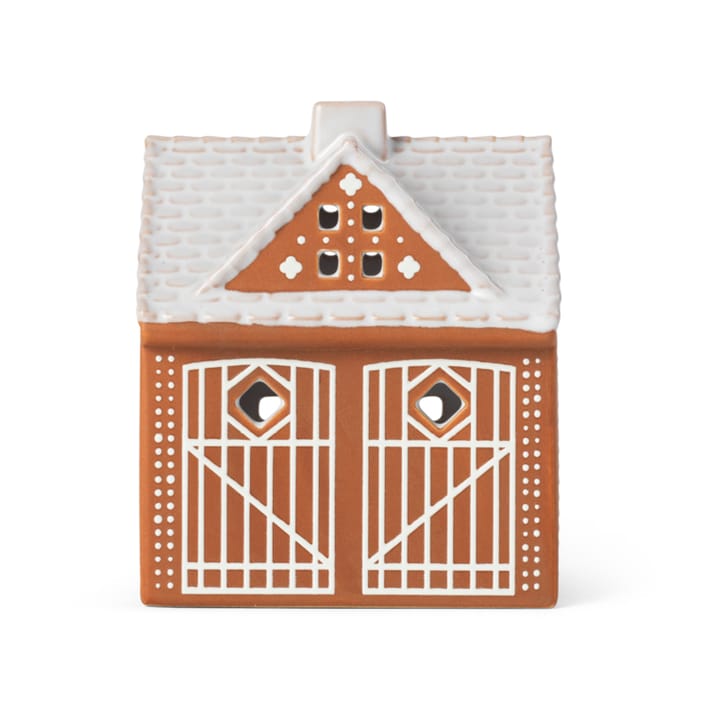 Gingerbread ljushus, Christmas barn 11,5 cm Kähler