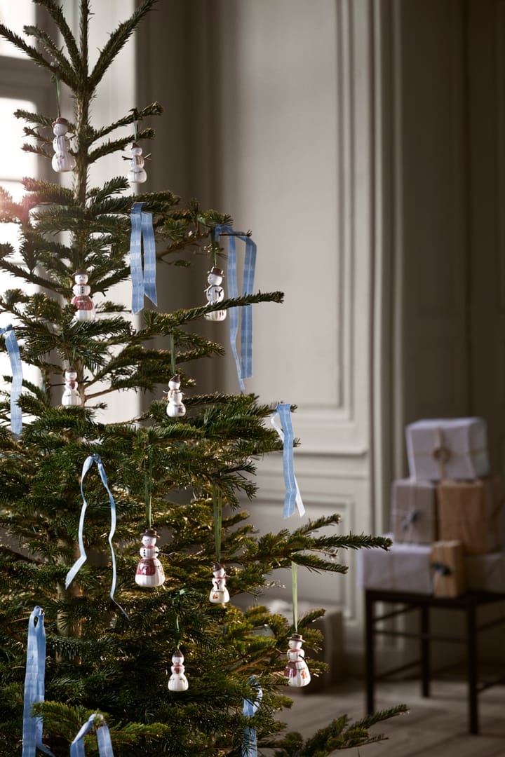 Hammershøi Christmas snögubbe hängande, Vit Kähler