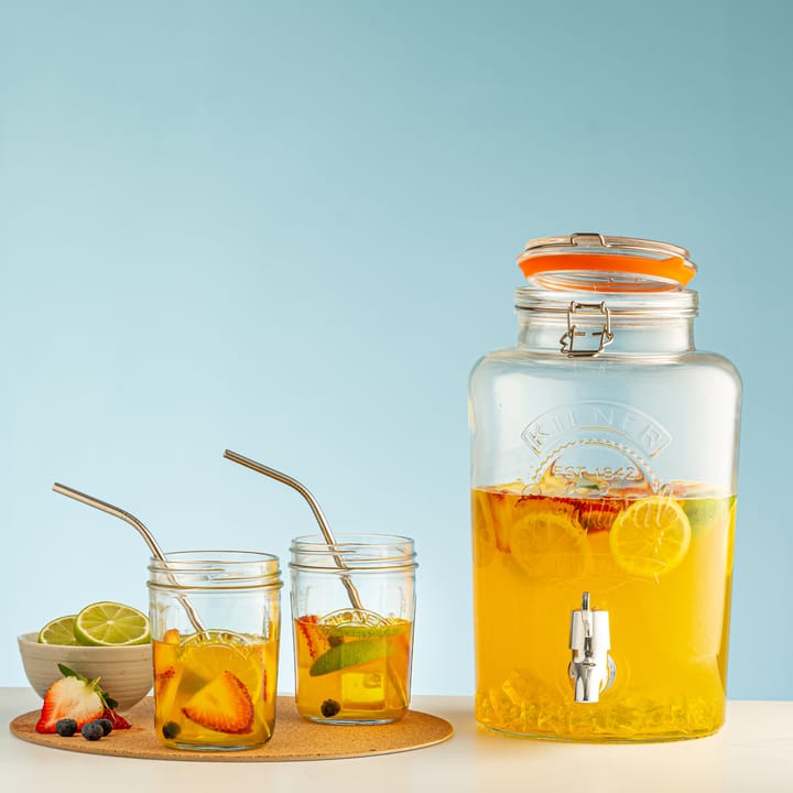 Kilner glasbehållare med tappkran 5 l, Transparent Kilner