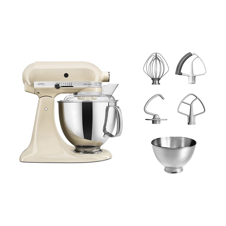 Artisan 5KSM175 köksmaskin med extra tillbehör 4,8 L, Almond cream KitchenAid