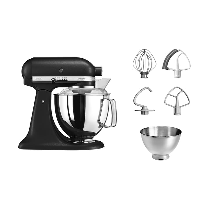 Artisan 5KSM175 köksmaskin med extra tillbehör 4,8 L - Cast iron black - KitchenAid