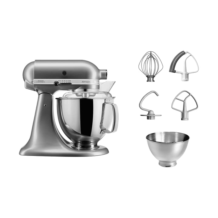 Artisan 5KSM175 köksmaskin med extra tillbehör 4,8 L - Contour silver - KitchenAid