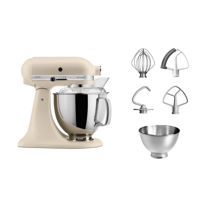 Artisan 5KSM175 köksmaskin med extra tillbehör 4,8 L, Fresh linen KitchenAid