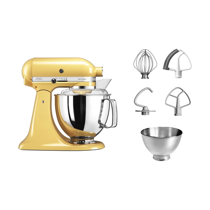 Artisan 5KSM175 köksmaskin med extra tillbehör 4,8 L - Majestic yellow - KitchenAid