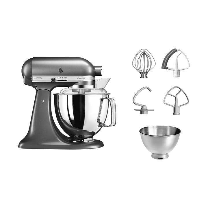 Artisan 5KSM175 köksmaskin med extra tillbehör 4,8 L, Medallion silver KitchenAid