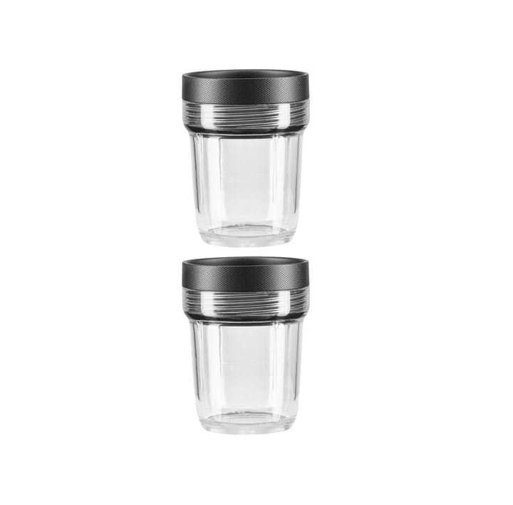 K400+K150 behållare med lock 200 ml 2-pack, Transparent KitchenAid