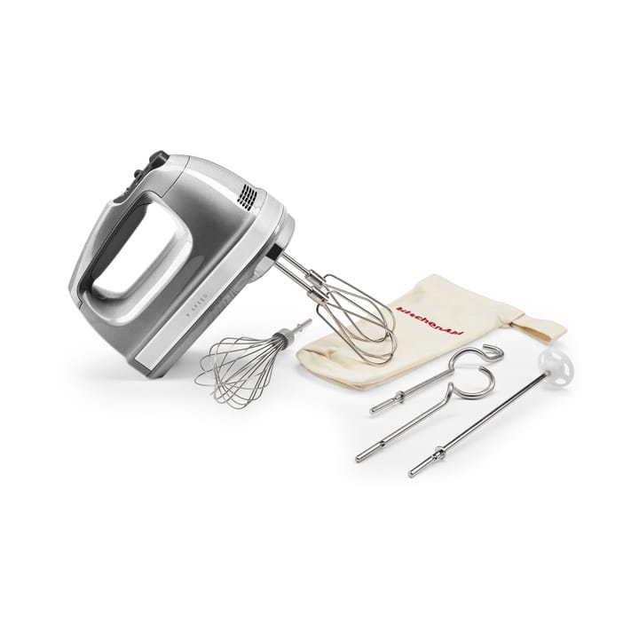 KitchenAid elvisp med 9 hastigheter 85W, Contour silver KitchenAid