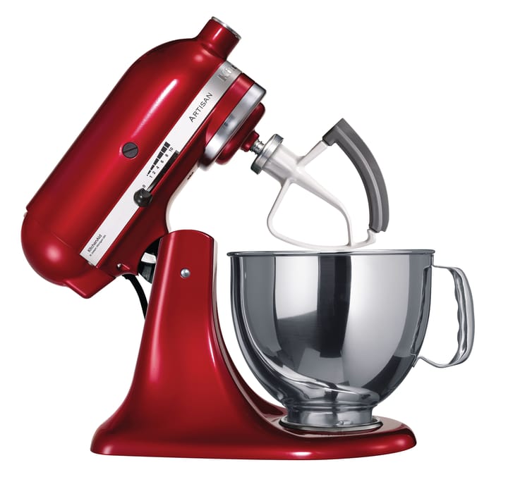 KitchenAid flatblandare med silikonkant mellan, White KitchenAid