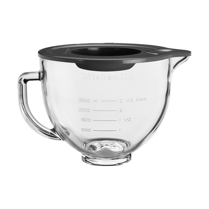 KitchenAid glasskål med lock 4,7 L, Klar KitchenAid