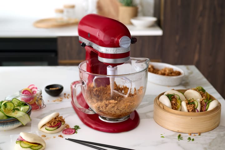 KitchenAid glasskål med lock 4,7 L, Klar KitchenAid