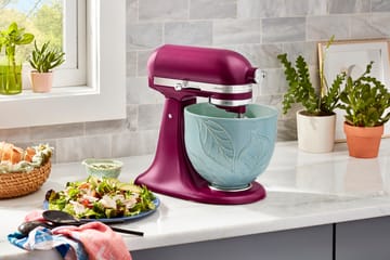 KitchenAid keramikskål utan handtag 4,7 L - Spring leaves - KitchenAid