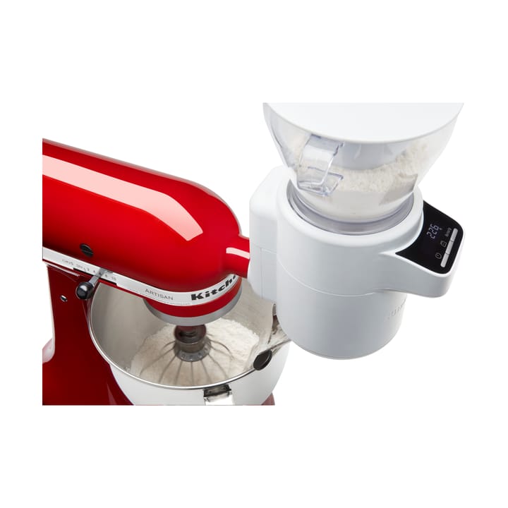 KitchenAid sikt med våg till köksmaskin, White KitchenAid