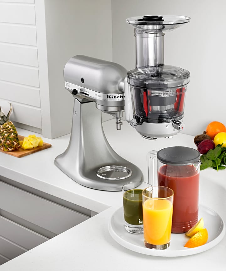 KitchenAid slowjuicer till köksmaskin, Silver KitchenAid