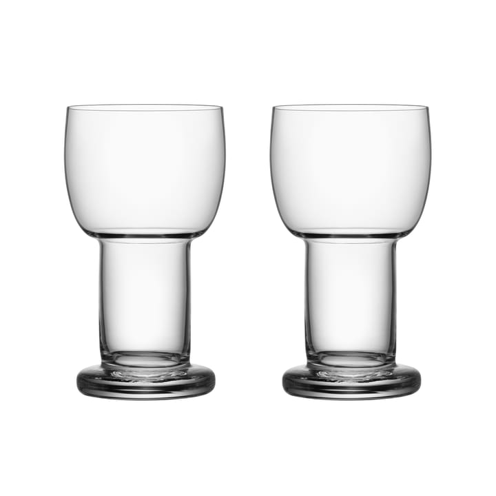 Picnic glas 32cl 2-pack - Klar - Kosta Boda