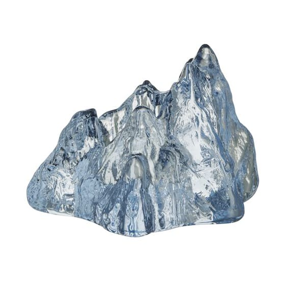 The Rock ljuslykta 91 mm - Ice blue - Kosta Boda