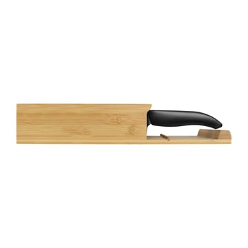 Kyocera knivblock bambu för 4 knivar - 34 cm - Kyocera