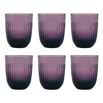 La Rochère Ouessant vattenglas 29 cl 6-pack Aubergine