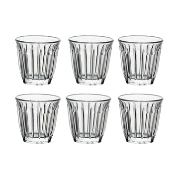 La Rochère Zinc espressoglas 10 cl 6-pack Klar