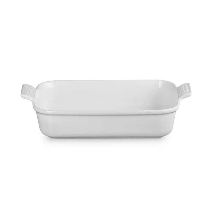 Le Creuset Heritage ugnsform 32 cm, White Le Creuset