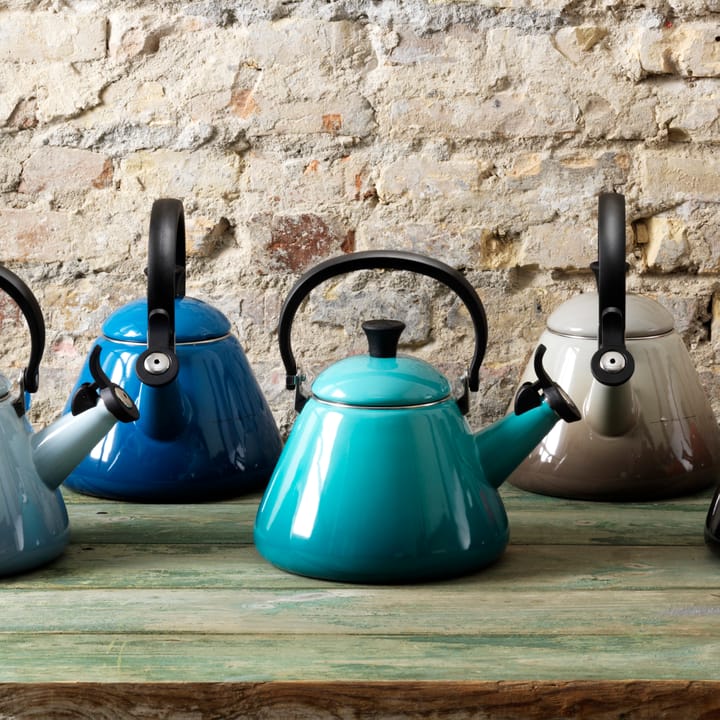 Le Creuset Kone vattenkittel med vissla, Caribbean Le Creuset