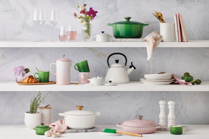 Le Creuset Kone vattenkittel med vissla, White Le Creuset