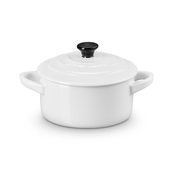 Le Creuset minigryta 10 cm, White Le Creuset