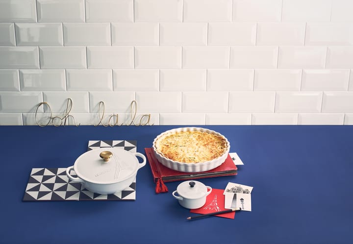 Le Creuset pajform 28 cm, White Le Creuset