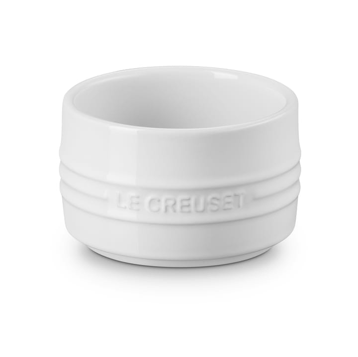 Le Creuset ramekin stapelbar, White Le Creuset