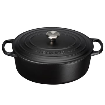 Le Creuset Le Creuset Signature oval gryta 4,1 l Matte Black