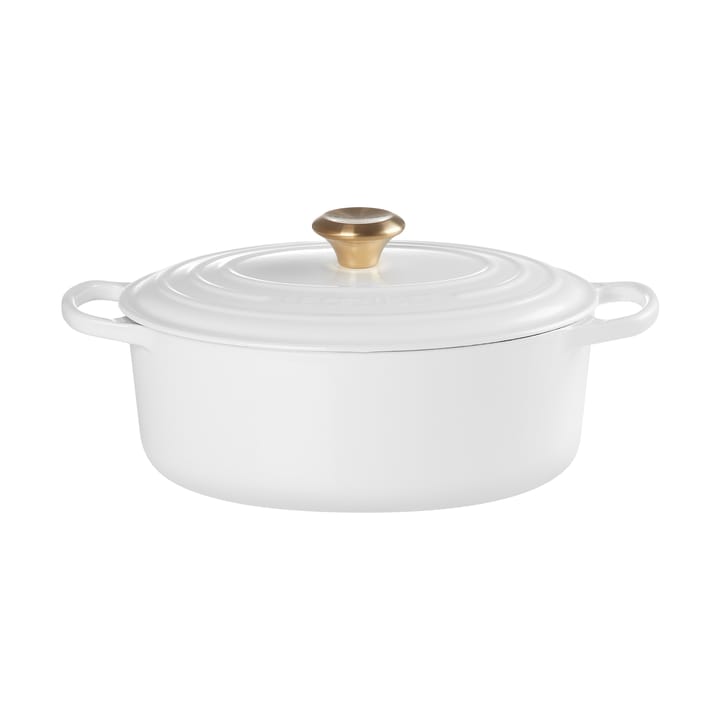 Le Creuset Signature oval gryta 4,1 l, White Le Creuset