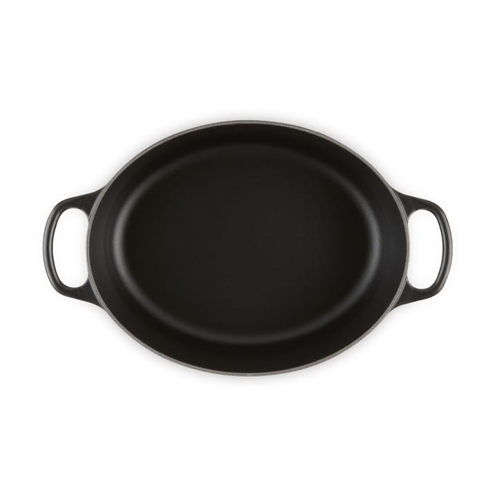 Le Creuset Signature oval gryta 6,3 l, Matte black Le Creuset