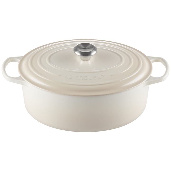 Le Creuset Signature oval gryta 6,3 l - Meringue - Le Creuset