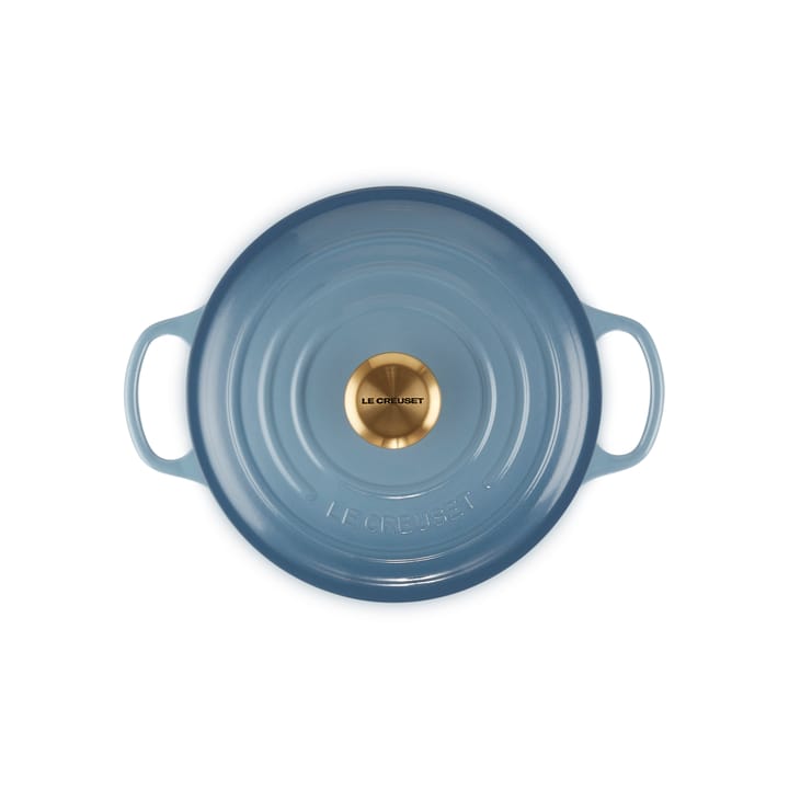 Le Creuset Signature rund gryta 4,2 l, Chambray Le Creuset