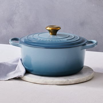 Le Creuset Signature rund gryta 4,2 l - Chambray - Le Creuset